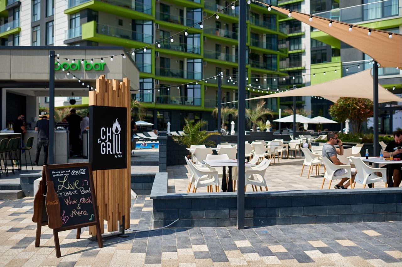Cristalex Studio Aparthotel Pool & Spa Mamaia Nord Неводарі Екстер'єр фото